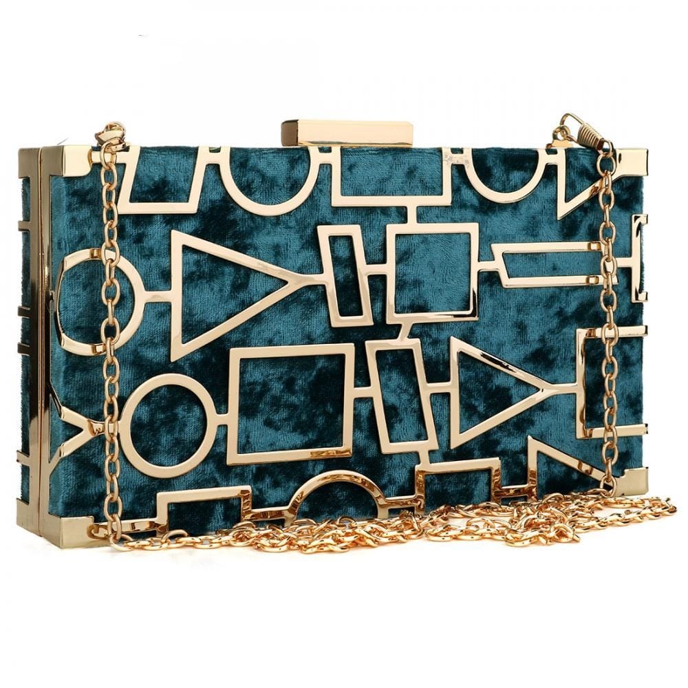 Hester Geometric Element Clutch - - Luxury bags by WAAMII