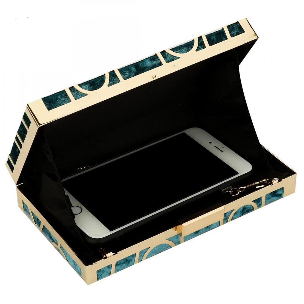 Hester Geometric Element Clutch - - Luxury bags by WAAMII