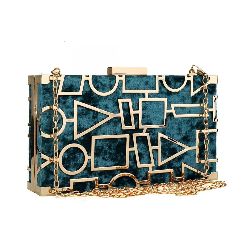 Hester Geometric Element Clutch - - Luxury bags by WAAMII