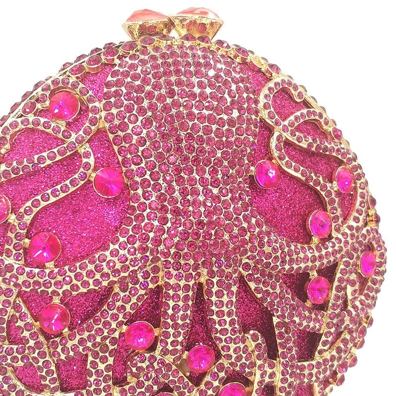 Hollow Out Diamante Octopus Crystal Clutches Purse bags WAAMII