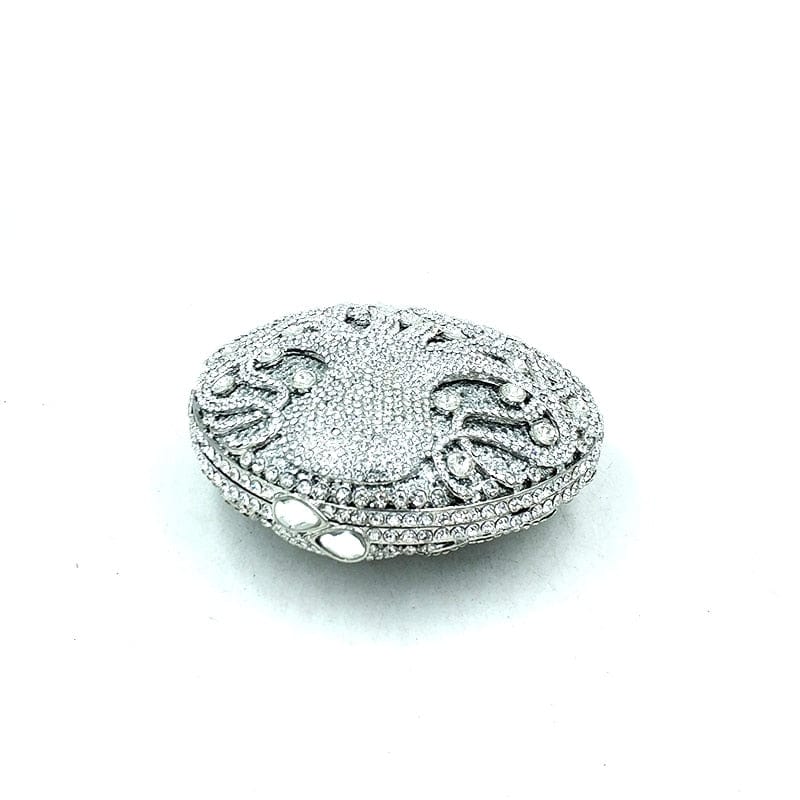 Hollow Out Diamante Octopus Crystal Clutches Purse - - Luxury bags by WAAMII