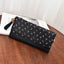 Hollow Out Vegan Leather Floral Wallet Card Holder Ladies Long Purse - - Luxury bags by WAAMII
