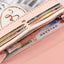 Hollow Out Vegan Leather Floral Wallet Card Holder Ladies Long Purse - - Luxury bags by WAAMII