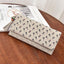 Hollow Out Vegan Leather Floral Wallet Card Holder Ladies Long Purse - Khaki - Luxury bags by WAAMII