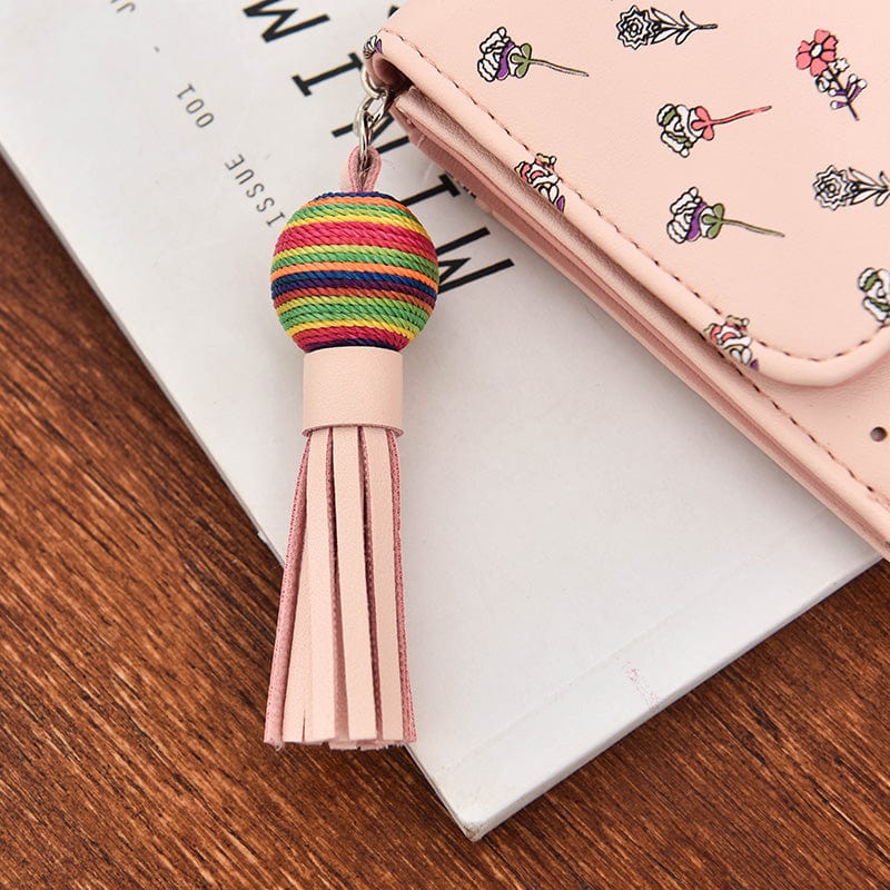 Hollow Out Vegan Leather Floral Wallet Card Holder Ladies Long Purse - - Luxury bags by WAAMII