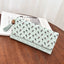 Hollow Out Vegan Leather Floral Wallet Card Holder Ladies Long Purse - Green - Luxury bags by WAAMII