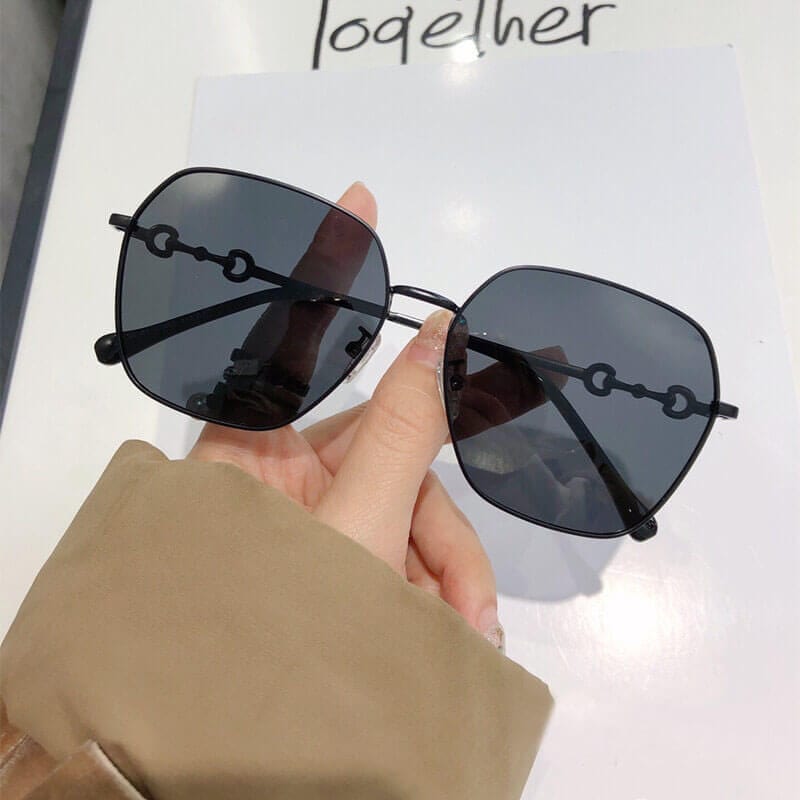 Horsebit Myopia Sunglasses Polarized Anti-UV Prescription Women Sunglasses-58584 - C1 Sunglasses (non-prescription) - Luxury Accessories by WAAMII