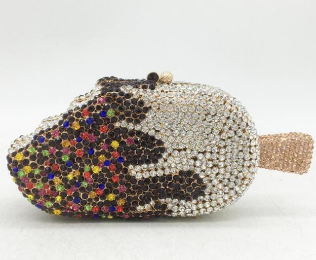 Ice-Cream Rhinestone Mini Clutch - 7 Mini Clutch - Luxury bags by WAAMII