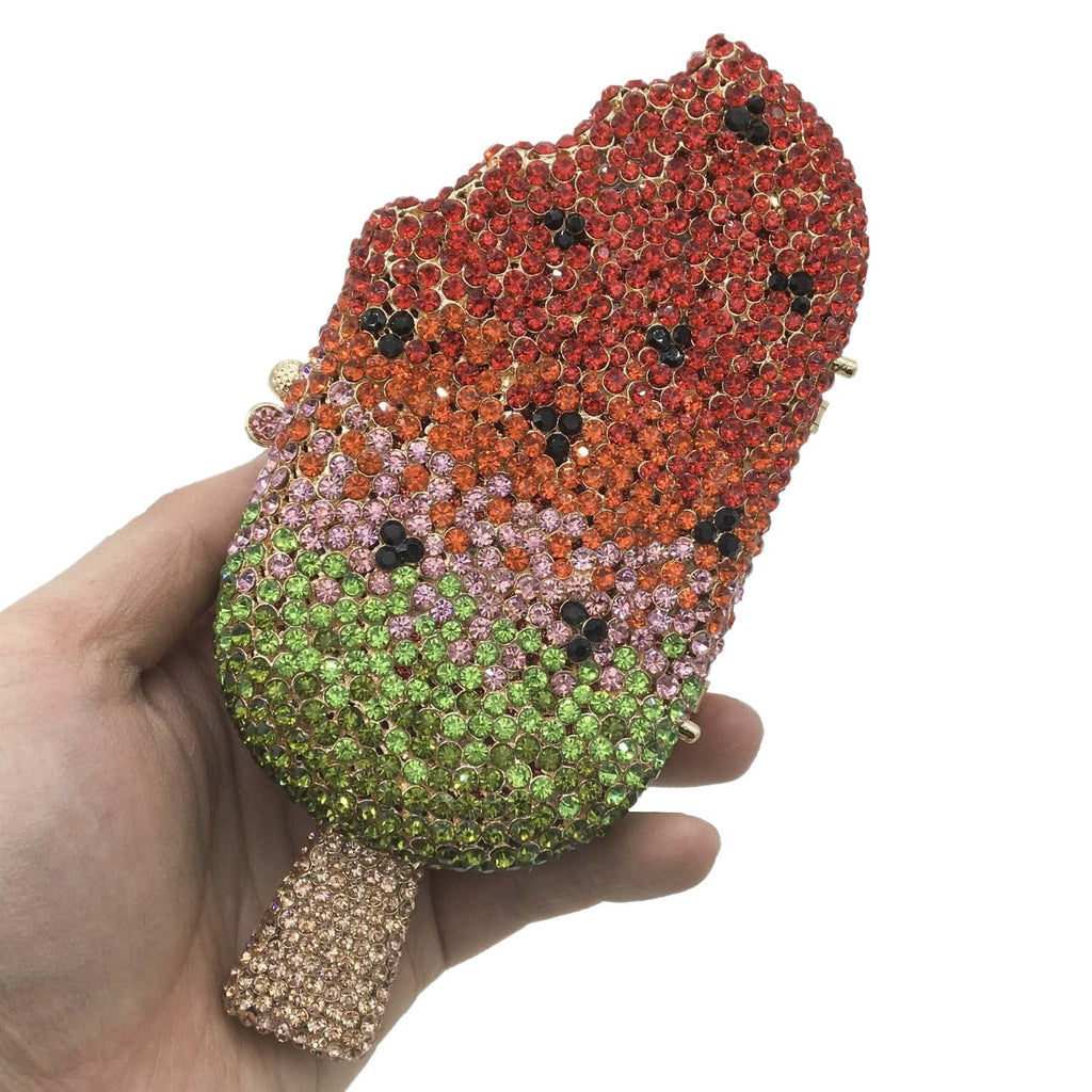 Ice-Cream Rhinestone Mini Clutch - - Luxury bags by WAAMII