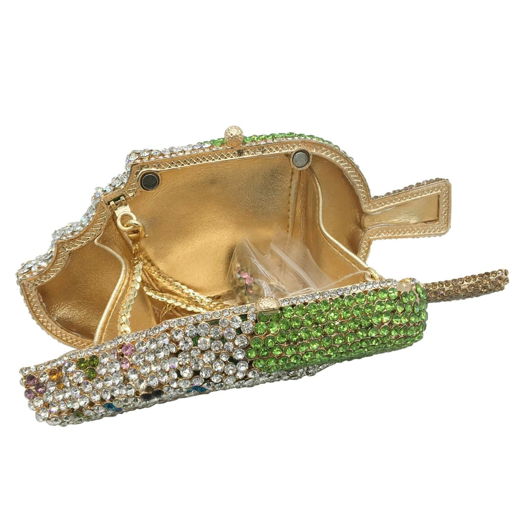 Ice-Cream Rhinestone Mini Clutch bags WAAMII   