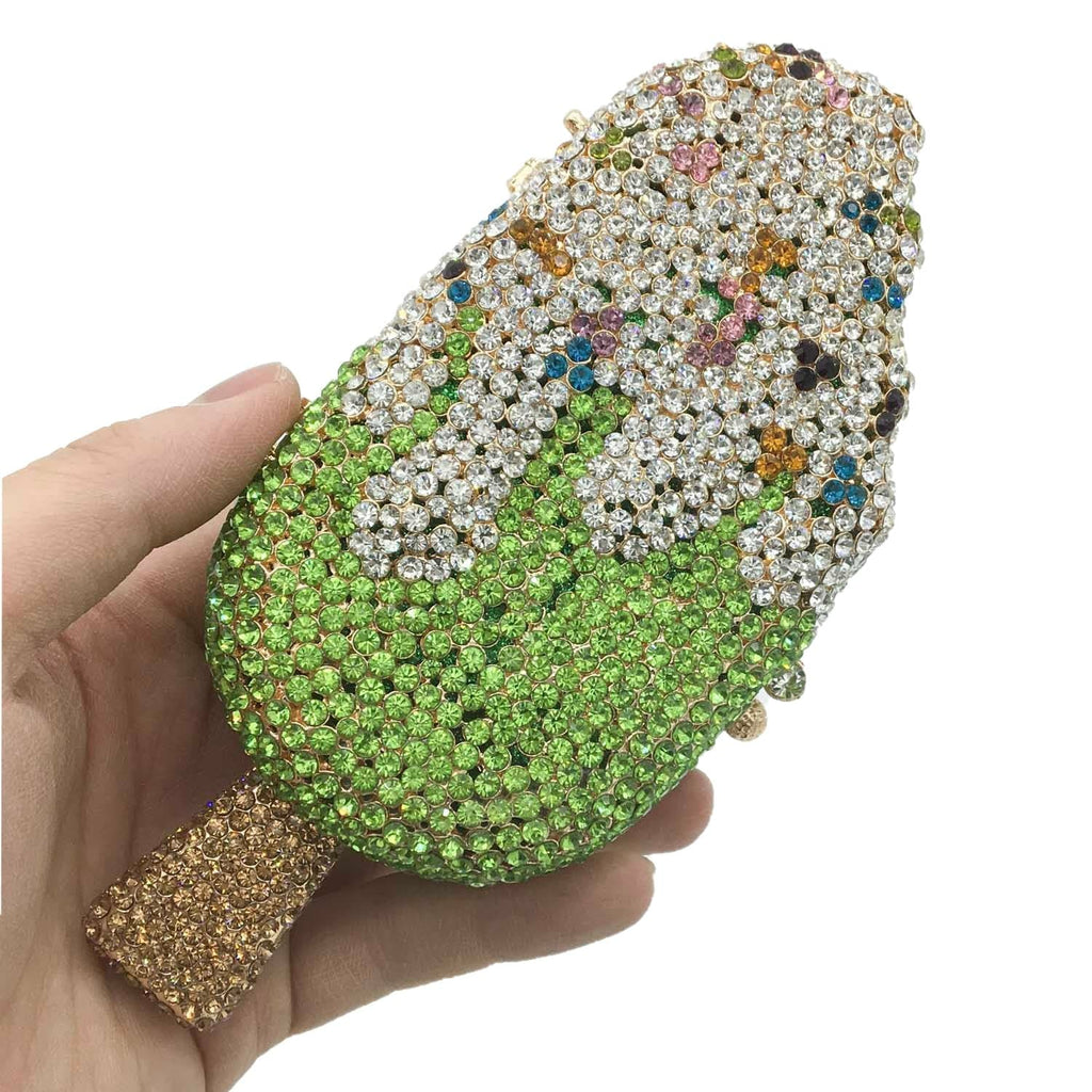 Ice-Cream Rhinestone Mini Clutch - - Luxury bags by WAAMII