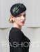 Ladies Classic Wool Feather Beret Fascinator Hat In Royal Blue-WB3061 Accessories WAAMII   