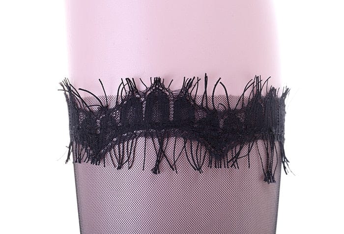 Ladies Sexy Spring Summer Socks Gauzy Lace Ankle Socks - - Luxury Accessories by WAAMII