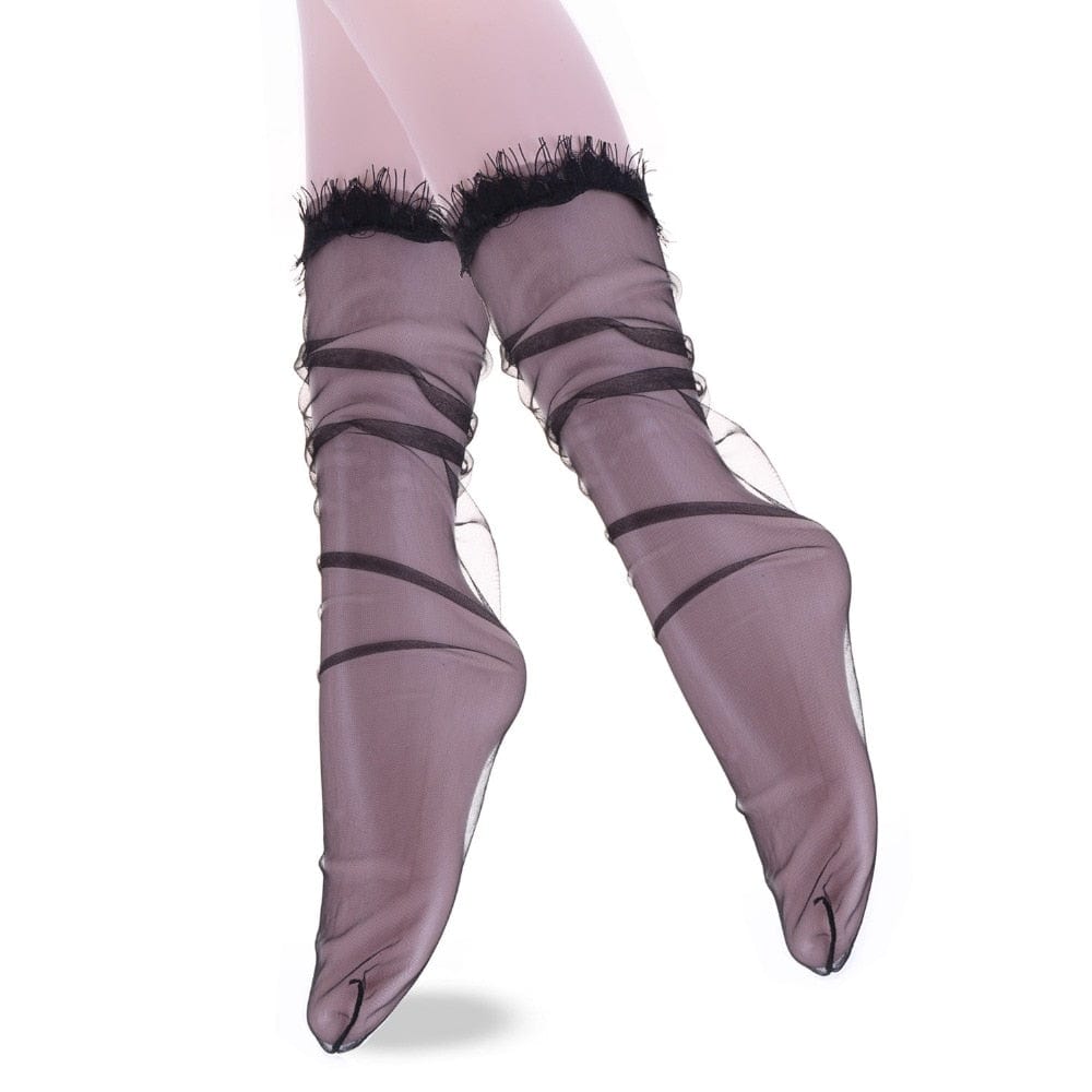 Ladies Sexy Spring Summer Socks Gauzy Lace Ankle Socks - - Luxury Accessories by WAAMII