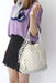 Lesley Hollow Woven Netted Handbag Beach Bag - - Luxury bags by WAAMII