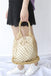 Lesley Hollow Woven Netted Handbag Beach Bag - - Luxury bags by WAAMII