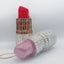 Lipstick Crystal Purse Rhinestone Clutch Evening Handbag bags WAAMII