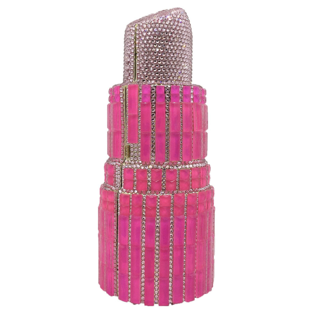 Lipstick Crystal Purse Rhinestone Clutch Evening Handbag bags WAAMII 03 Big Size