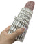 Lipstick Crystal Purse Rhinestone Clutch Evening Handbag - - Luxury bags by WAAMII