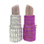Lipstick Crystal Purse Rhinestone Clutch Evening Handbag - - Luxury bags by WAAMII
