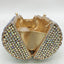 Lipstick Crystal Purse Rhinestone Clutch Evening Handbag - - Luxury bags by WAAMII