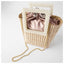 Lona Summer Pearl Straw Top Handle Beach Bag - - Luxury bags by WAAMII