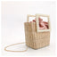 Lona Summer Pearl Straw Top Handle Beach Bag - - Luxury bags by WAAMII