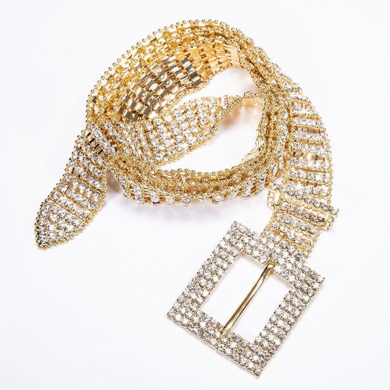 Luxury Bling Crystal CZ Diamond Belt-WMD1017 - - Luxury Accessories by WAAMII