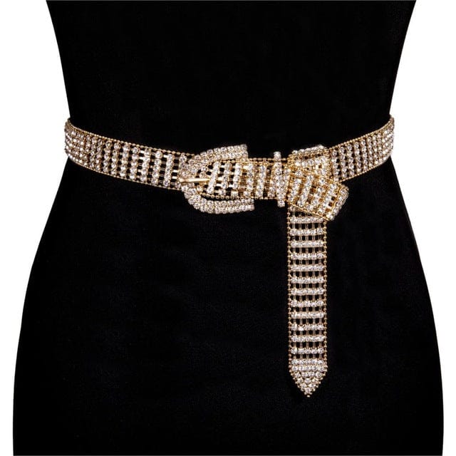 Luxury Bling Crystal CZ Diamond Belt-WMD1017 - WMD-1018 - Luxury Accessories by WAAMII