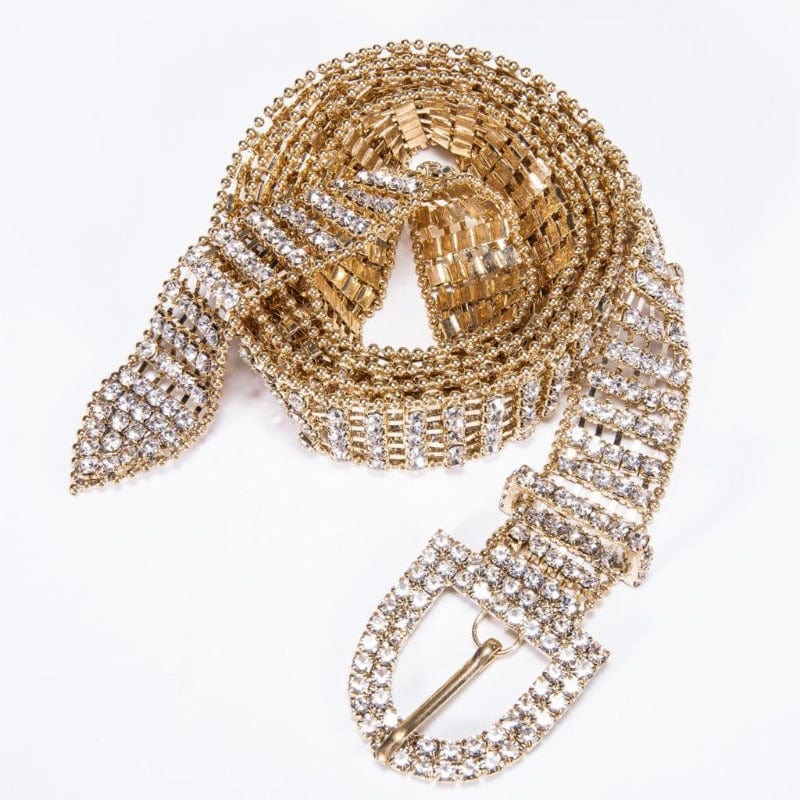 Luxury Bling Crystal CZ Diamond Belt-WMD1017 - - Luxury Accessories by WAAMII