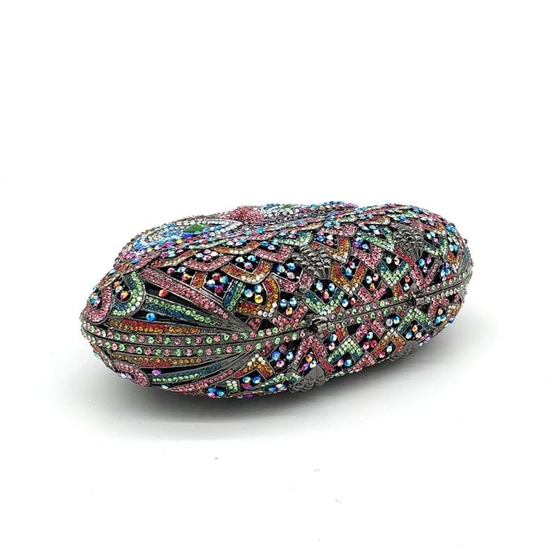 Luxury Crystal Diamond Animal Evening Bag Hollow-Out Owl Clutch - - Luxury bags by WAAMII