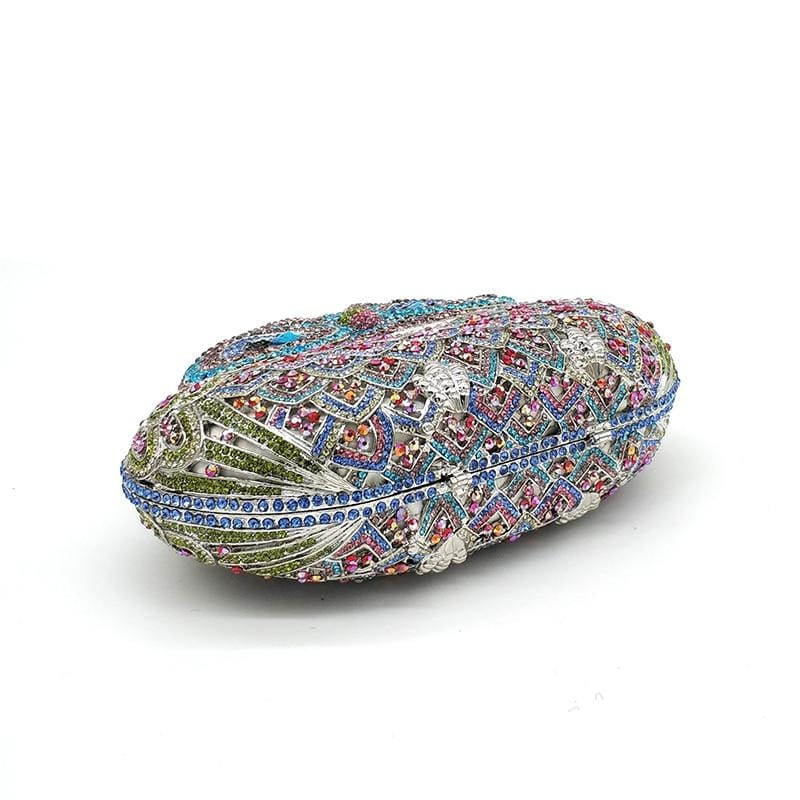 Luxury Crystal Diamond Animal Evening Bag Hollow-Out Owl Clutch - - Luxury bags by WAAMII