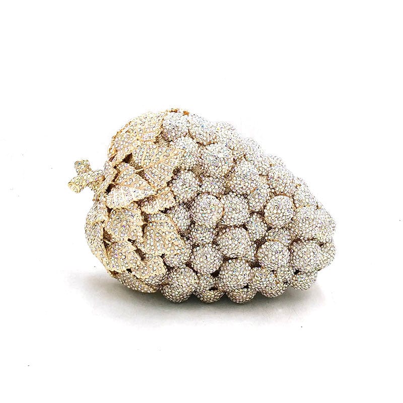 Luxury Crystal Grape Clutch - - Luxury bags by WAAMII