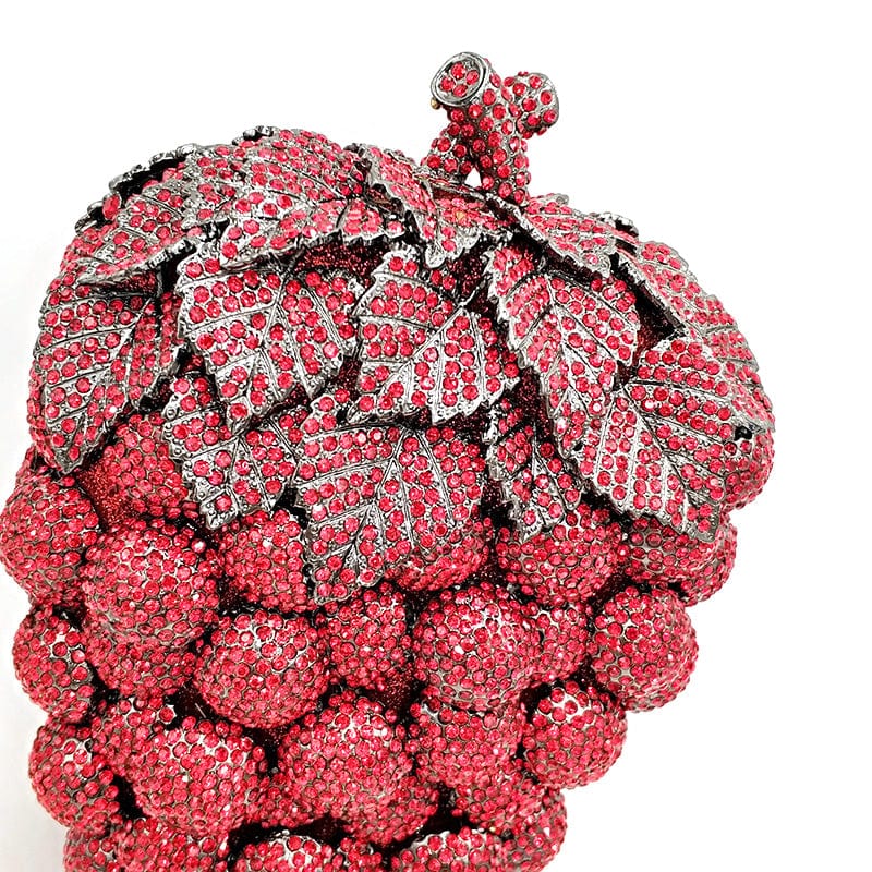 Luxury Crystal Grape Clutch - - Luxury bags by WAAMII