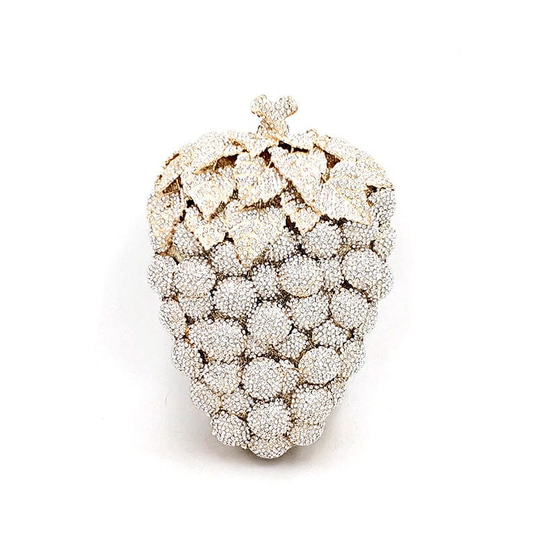 Luxury Crystal Grape Clutch - - Luxury bags by WAAMII
