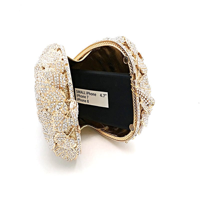 Luxury Crystal Grape Clutch - - Luxury bags by WAAMII