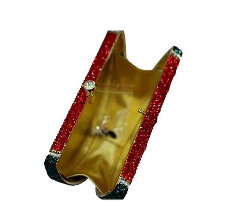 Luxury Crystal Rhinestone Watermelon Clutch - - Luxury bags by WAAMII