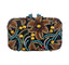 Luxury Lily Flower Diamante Clutch Evening Purse - Blue - Luxury bags by WAAMII