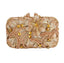 Luxury Lily Flower Diamante Clutch Evening Purse - Champaign - Luxury bags by WAAMII