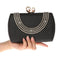 Luxury Pearl Clasp Glittery Crystal Rhinestone Clutch - - Luxury bags by WAAMII