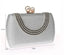 Luxury Pearl Clasp Glittery Crystal Rhinestone Clutch - - Luxury bags by WAAMII