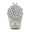Luxury Rhinestone French Fries Evening Clutch bags WAAMII