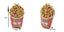 Luxury Rhinestone French Fries Evening Clutch bags WAAMII