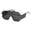 Luxury Rhinestone Geometric Patterns Oversized Sunglasses Accessories WAAMII black black  