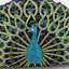 Luxury Rhinestone Peacock Clutch bags WAAMII   