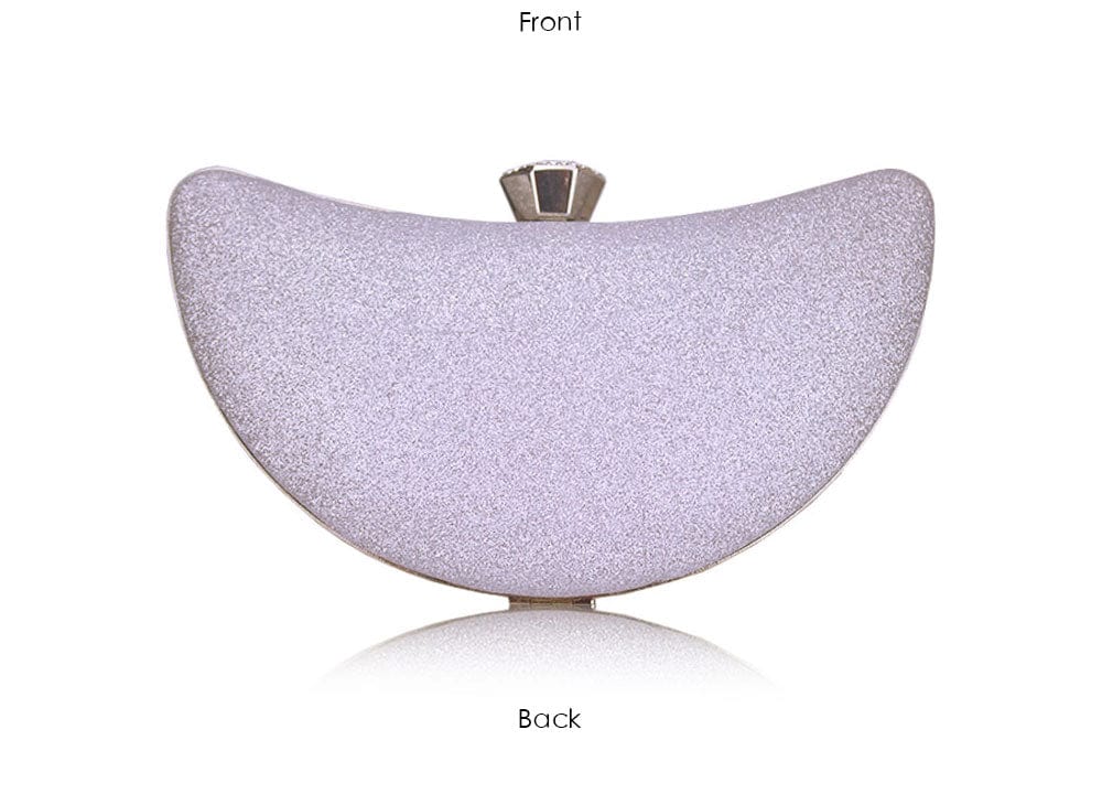 Luxury Sequined Hollow Out Crystal Moon Fashion Clutch - - Luxury bags by WAAMII