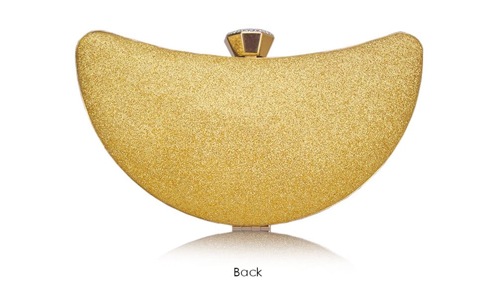 Luxury Sequined Hollow Out Crystal Moon Fashion Clutch - - Luxury bags by WAAMII