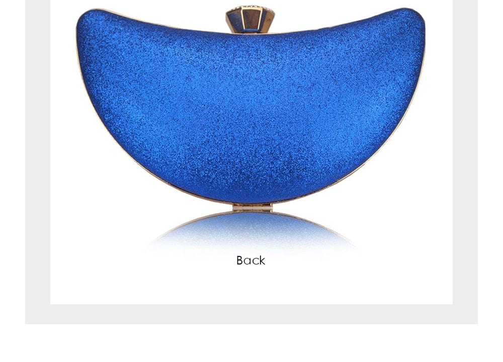 Luxury Sequined Hollow Out Crystal Moon Fashion Clutch - - Luxury bags by WAAMII