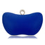 Metallic Blue Diamante Clutch - - Luxury bags by WAAMII