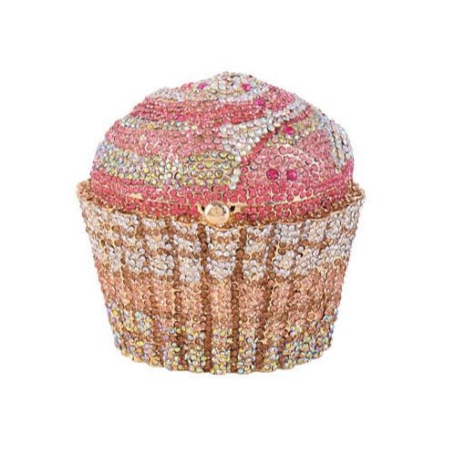 Mini Cupcake Clutch Crystal Evening Purse - 3 9.5cm X 9.5cm - Luxury bags by WAAMII